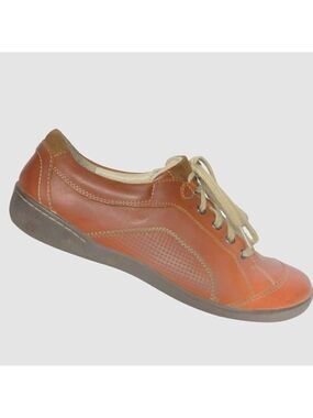 Clarks Privo Mens Brown Leather Oxford Shoes Size 8.5 Medium